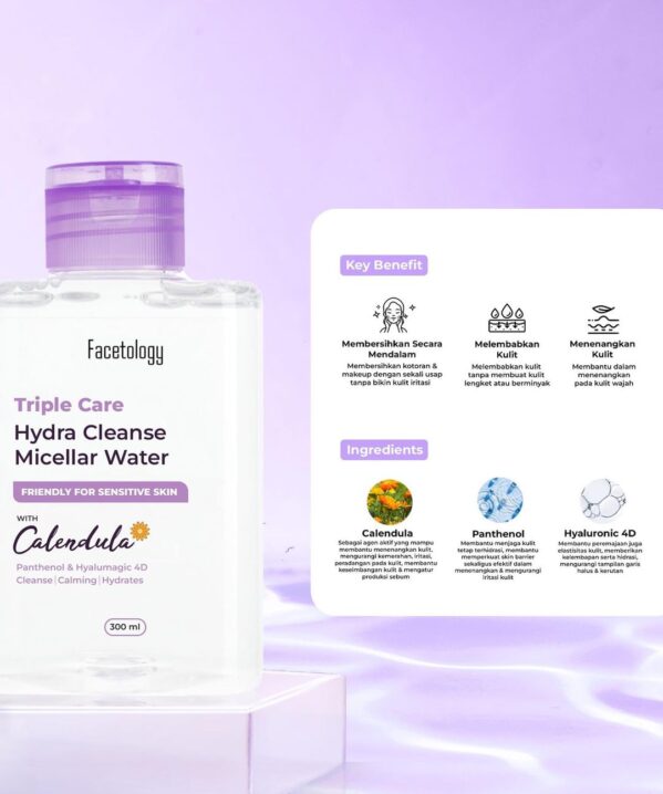 Facetology Triple Care Hydra Cleanse Micellar Water Ml Facetology