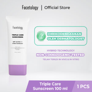 Facetology BIG SIZE Triple Care Sunscreen Acne SPF 40 PA +++ 100ML