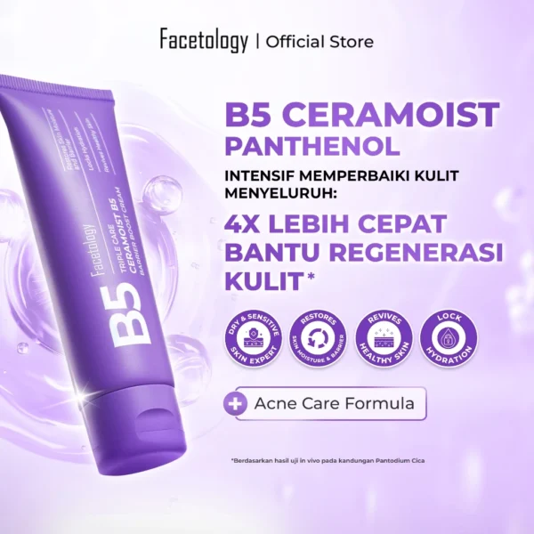 Moisturizer Facetology Triple Care Ceramoist B5 Barrier Boost
