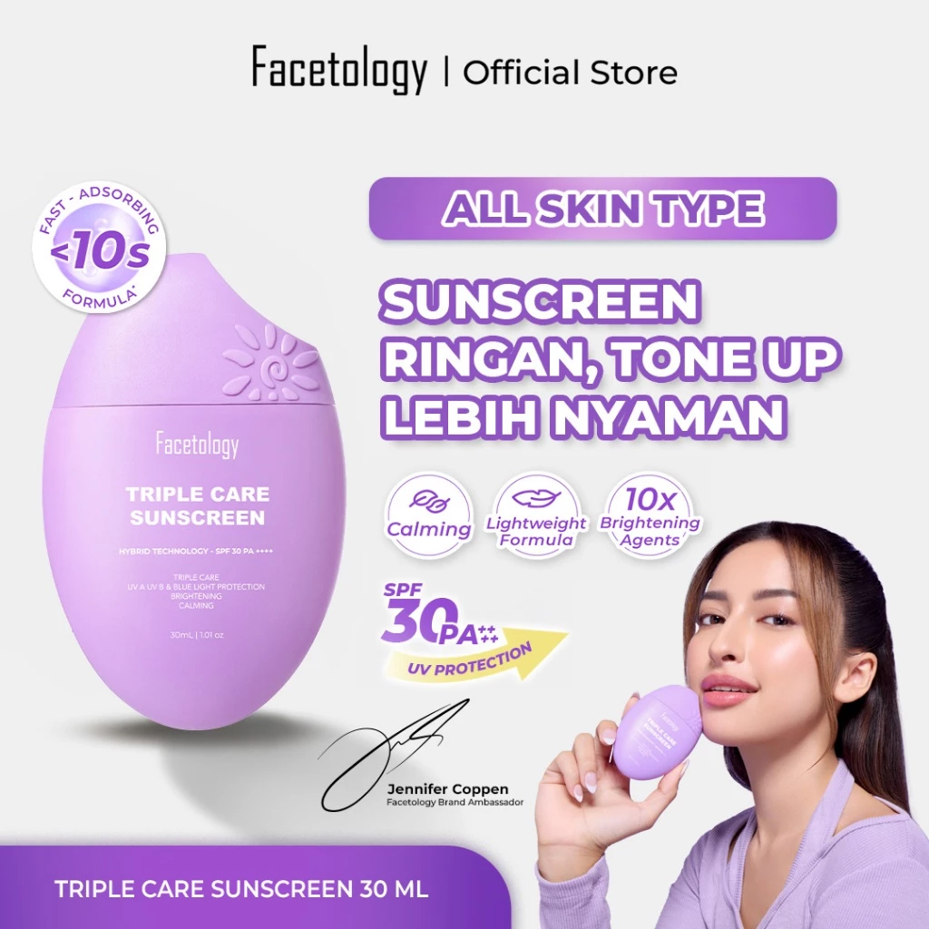Sunscreen Facetology All Skin Type SPF 30 PA++++ 30ml