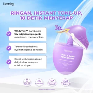 Sunscreen Facetology All Skin Type SPF 30 PA++++ 30ml
